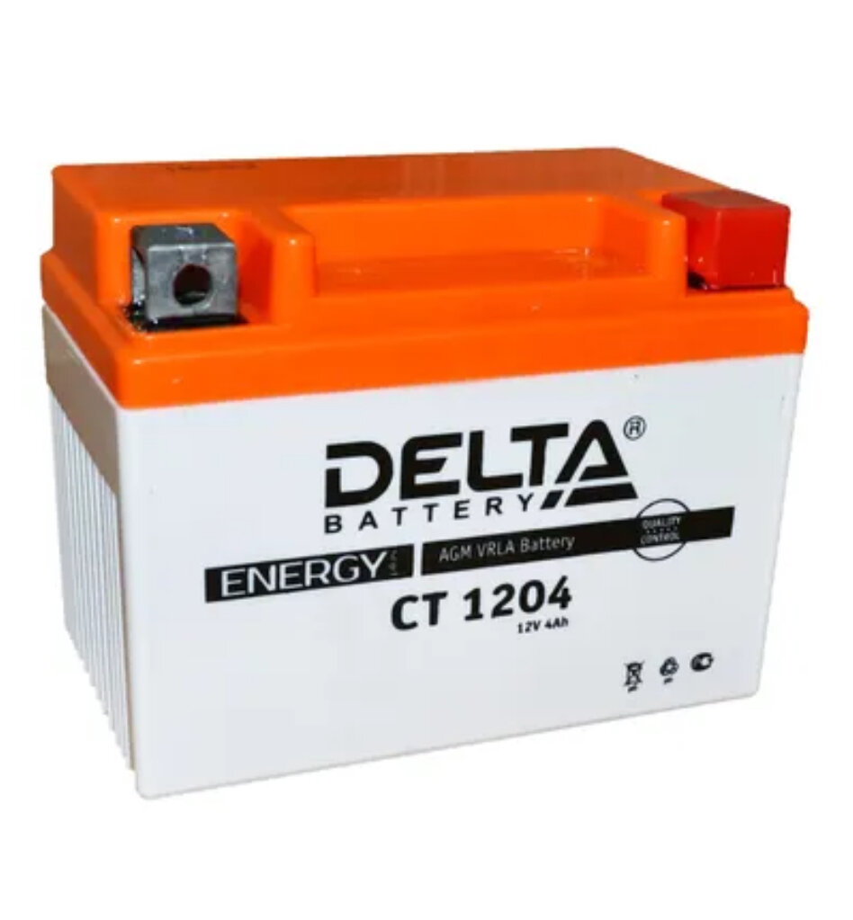 DELTA CT-1204 12V4 А/ч о. п. (д114ш70887/50A] (YT4L-BS)