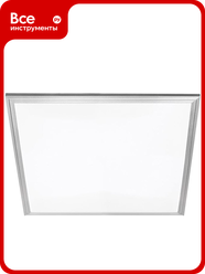 Светодиодная ультратонкая панель Wolta 40W 4000К Дневной белый свет, (без драйвера LD-40) серая рамка LPD40W60-03