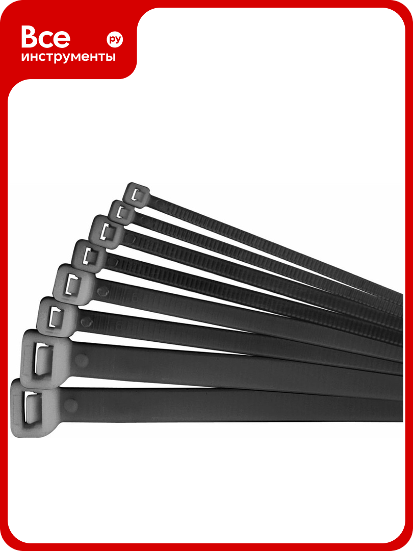 Кабельный хомут Navigator 71 342 NCT-048-300-100/BL 4.8х300 уп.100 шт. 71342