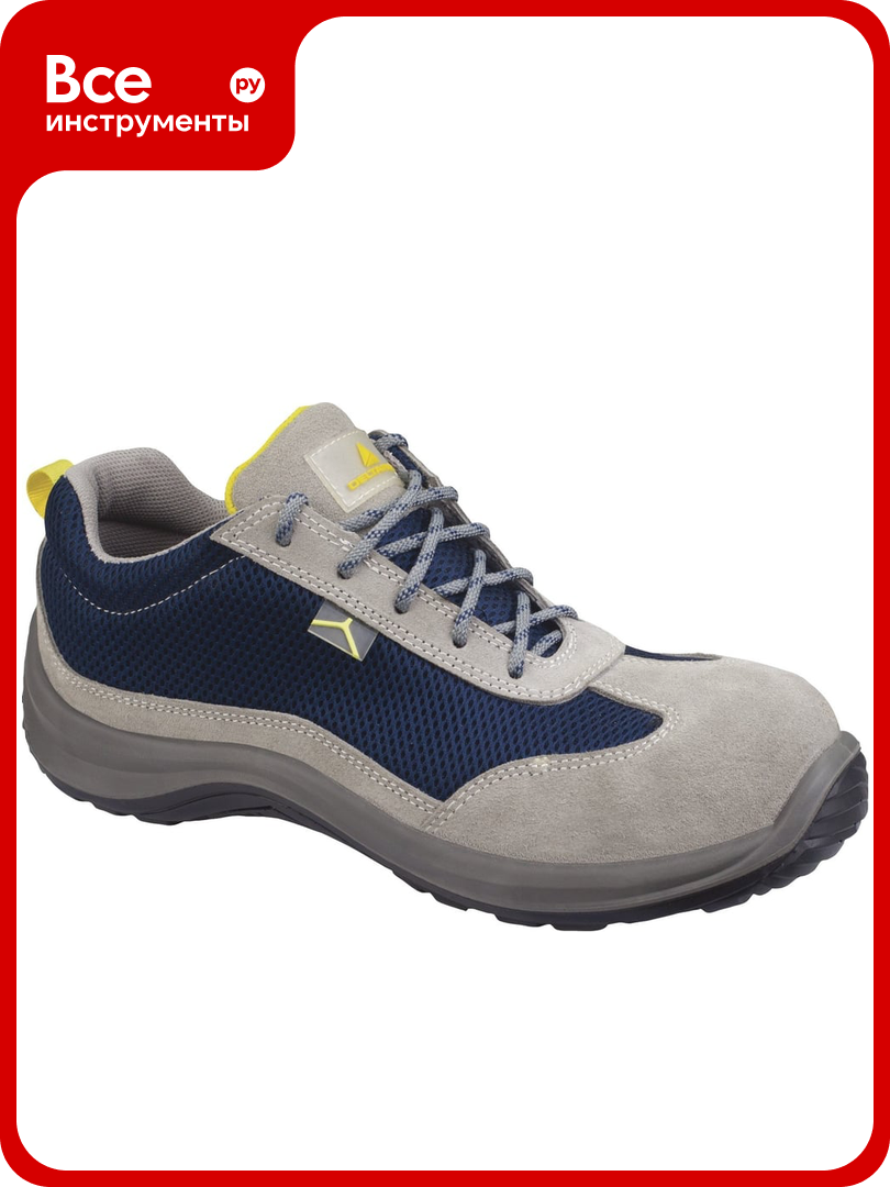 Полуботинки комбинированные из замши и полиэстера Delta Plus ASTI S1P SRC сине-серый р.41 ASTISPGB41