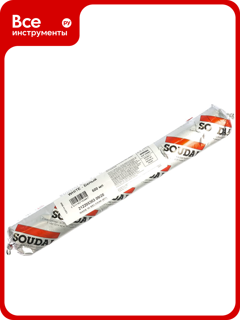 Клей-герметик SOUDAL Соудафлекс 40 ФС белый 134714