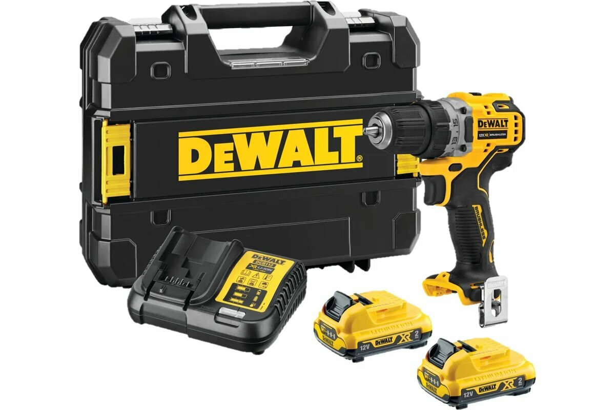 Дрель-Шуруповерт DeWALT XR DCD701MD1E 12V 2 Аккумулятора Кейс