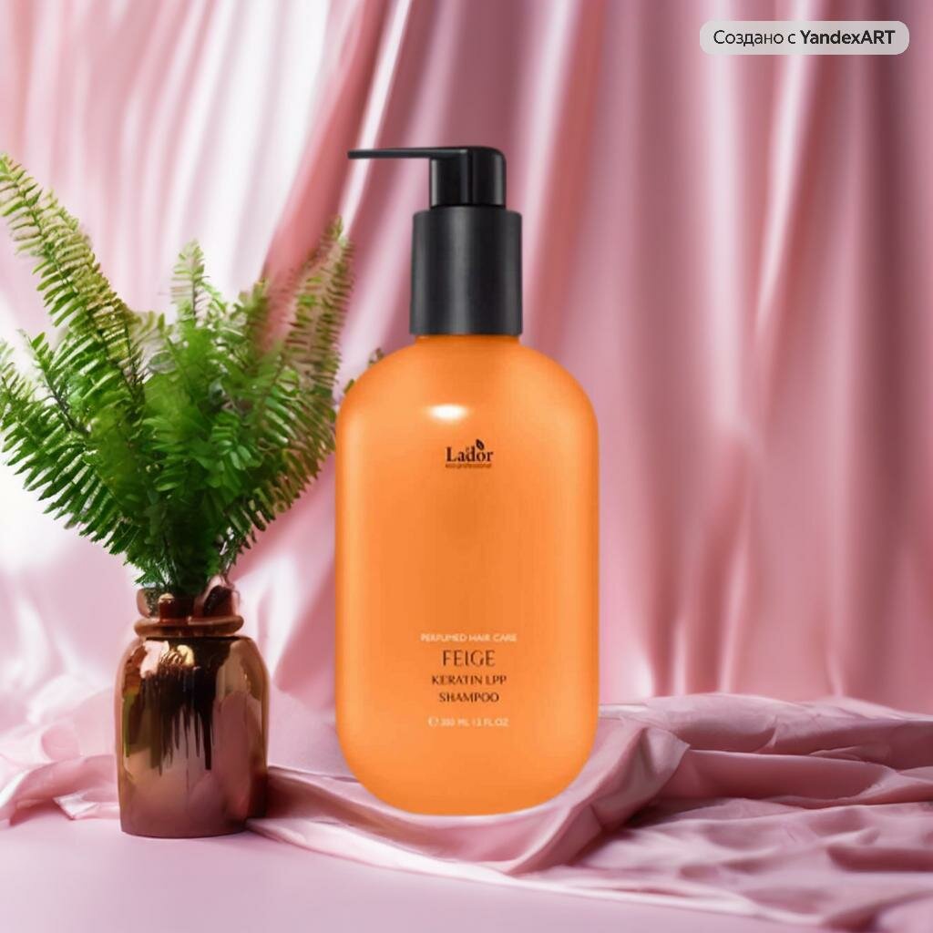 Шампунь La'dor Keratin LPP Shampoo Feige, парфюмированный, 350 мл