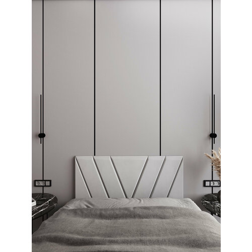 Мягкие стеновые панели 100x30 изголовье кровати 2 шт цвет темно-бежевый 5790₽