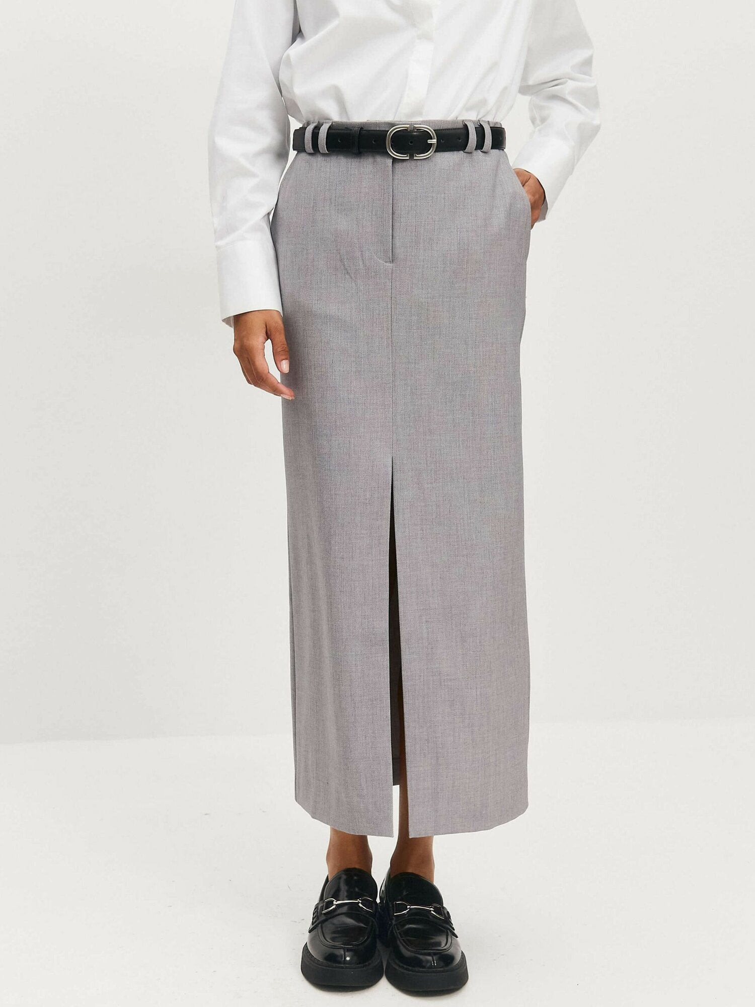 Юбка TO BE ONE, размер 46, серый