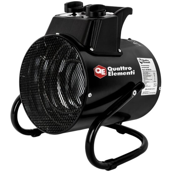Нагреватель воздуха Quattro Elementi электрический с ТЭН QE-3000 ETS (15/30 кВт 260 м. куб/ч 220 В компактный)