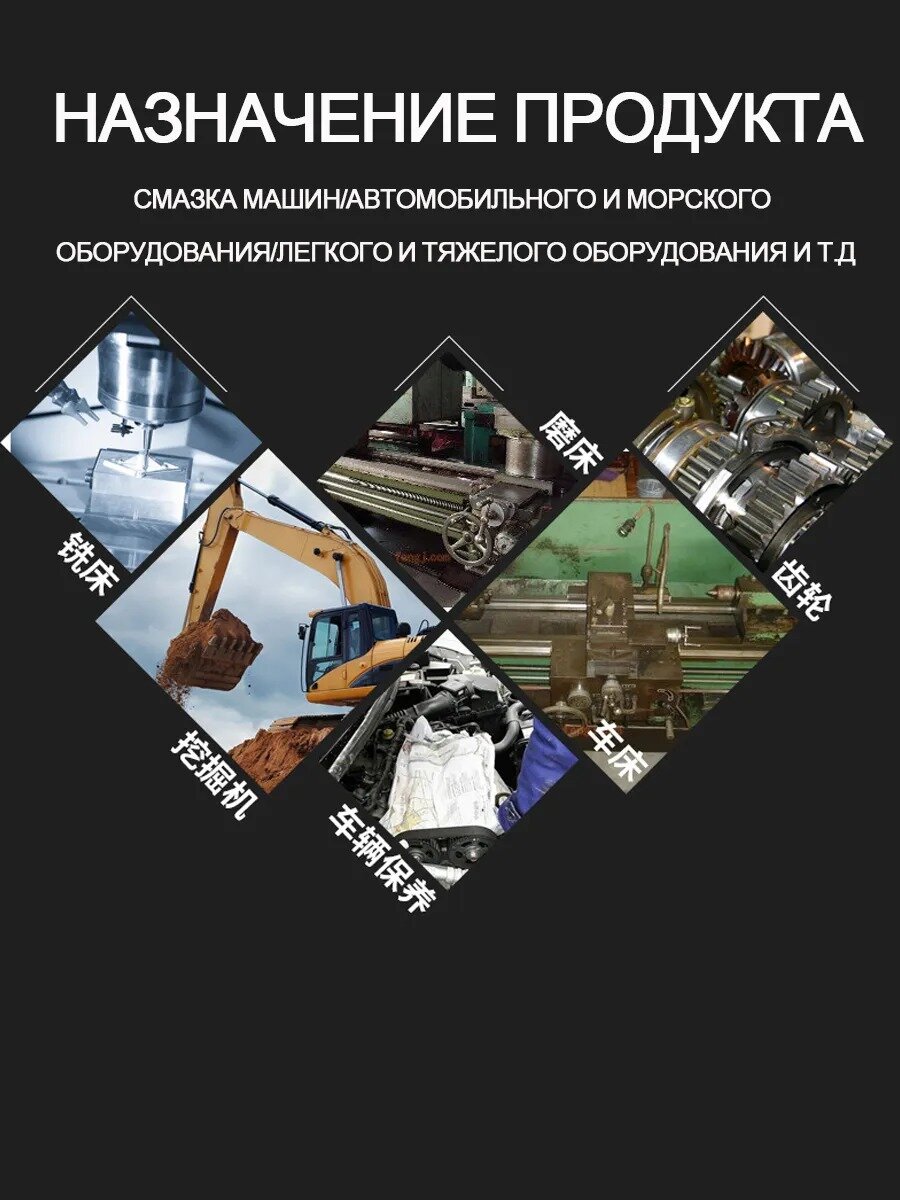 Шприц для нагнетания смазки ручной с насадка на плунжерный，синий ，400 мл ，Набор 5 в 1