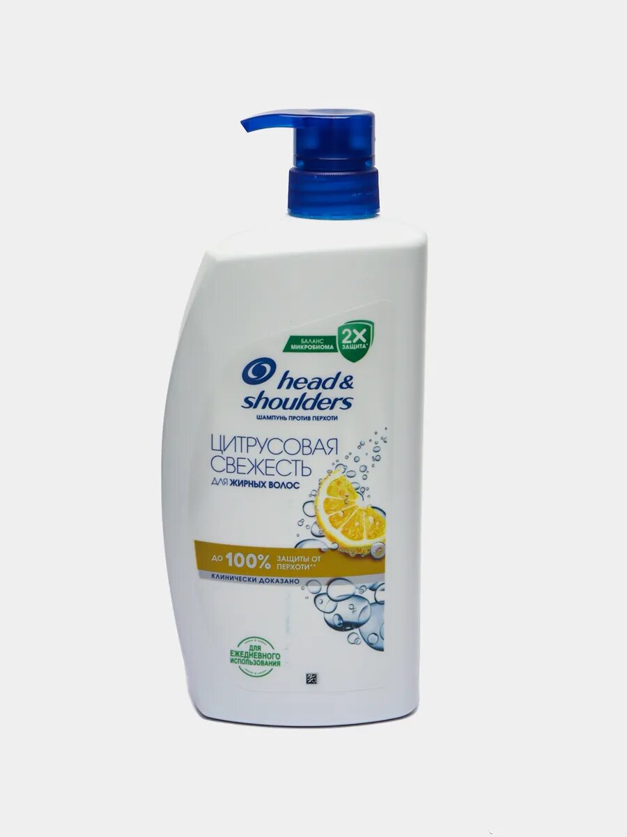 Head&Shoulders Шампунь от перхоти Цитрусовая свежесть для жирных волос, 1000мл — фото 1