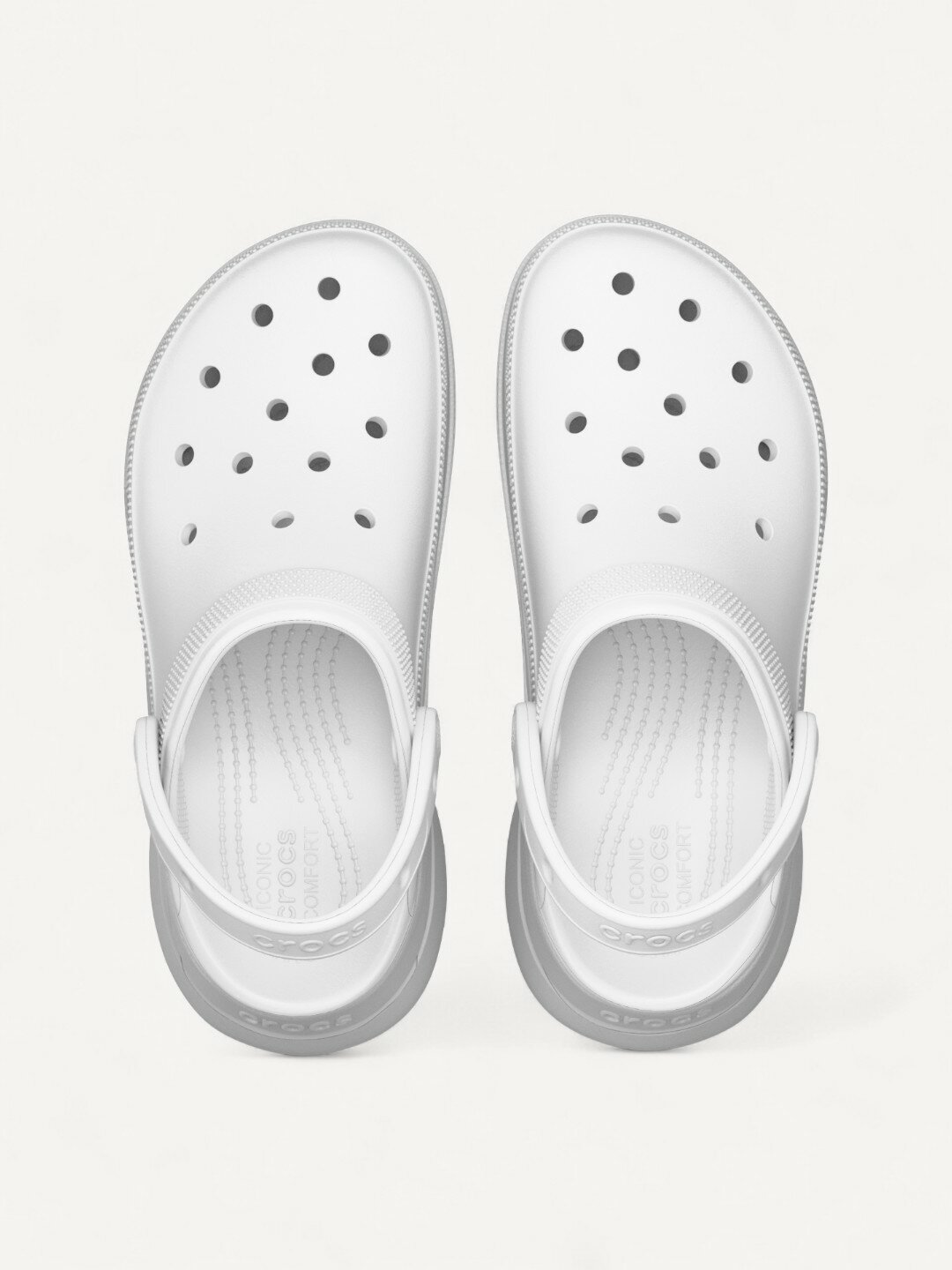 Сабо Crocs, размер 36-37 EU, белый — фото 1