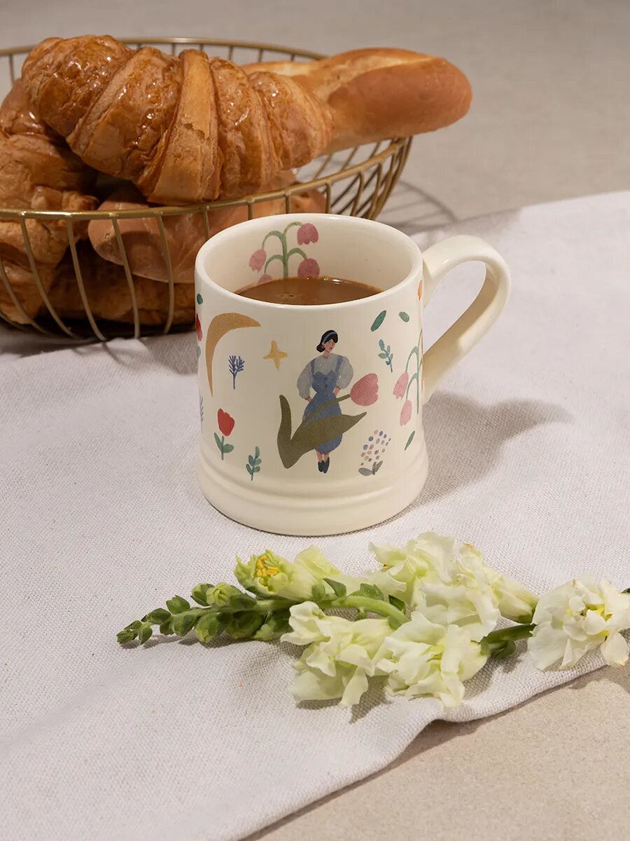 Кружка Тепло в руках "Эстетическая чашка Pinterest", керамика, белая, 300мл — фото 1