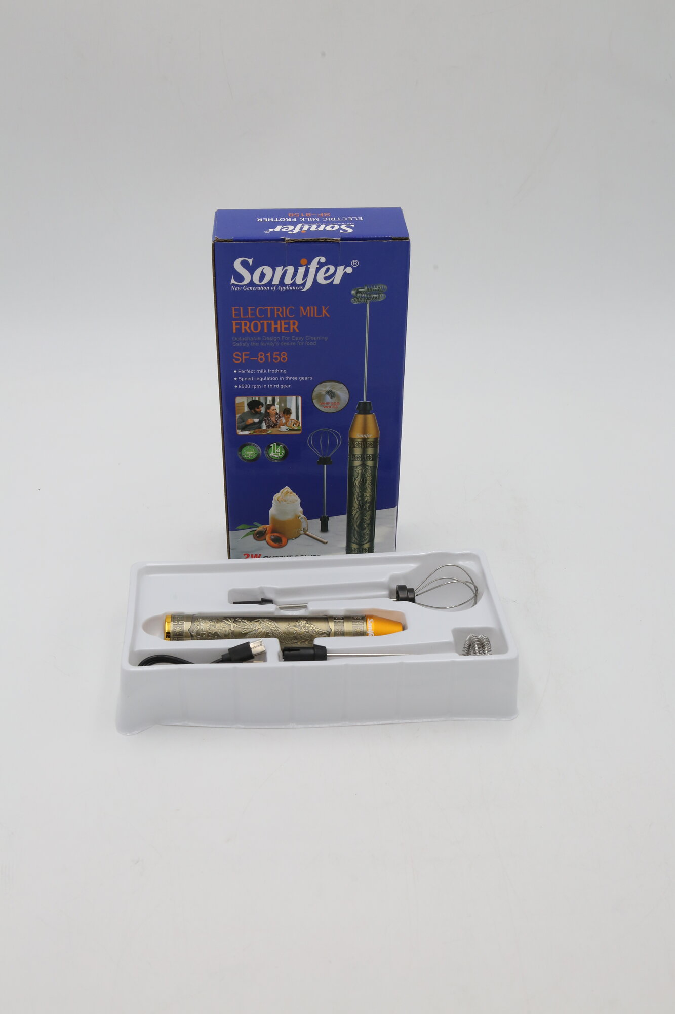 Вспениватель молока электрическая(капучинатор) SONIFER SF-8158 1шт 1х60