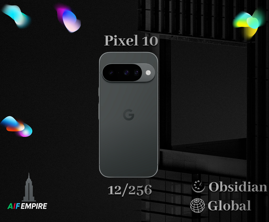 Смартфон Google Pixel 10 12/256 ГБ Черный | Obsidian (Global)
