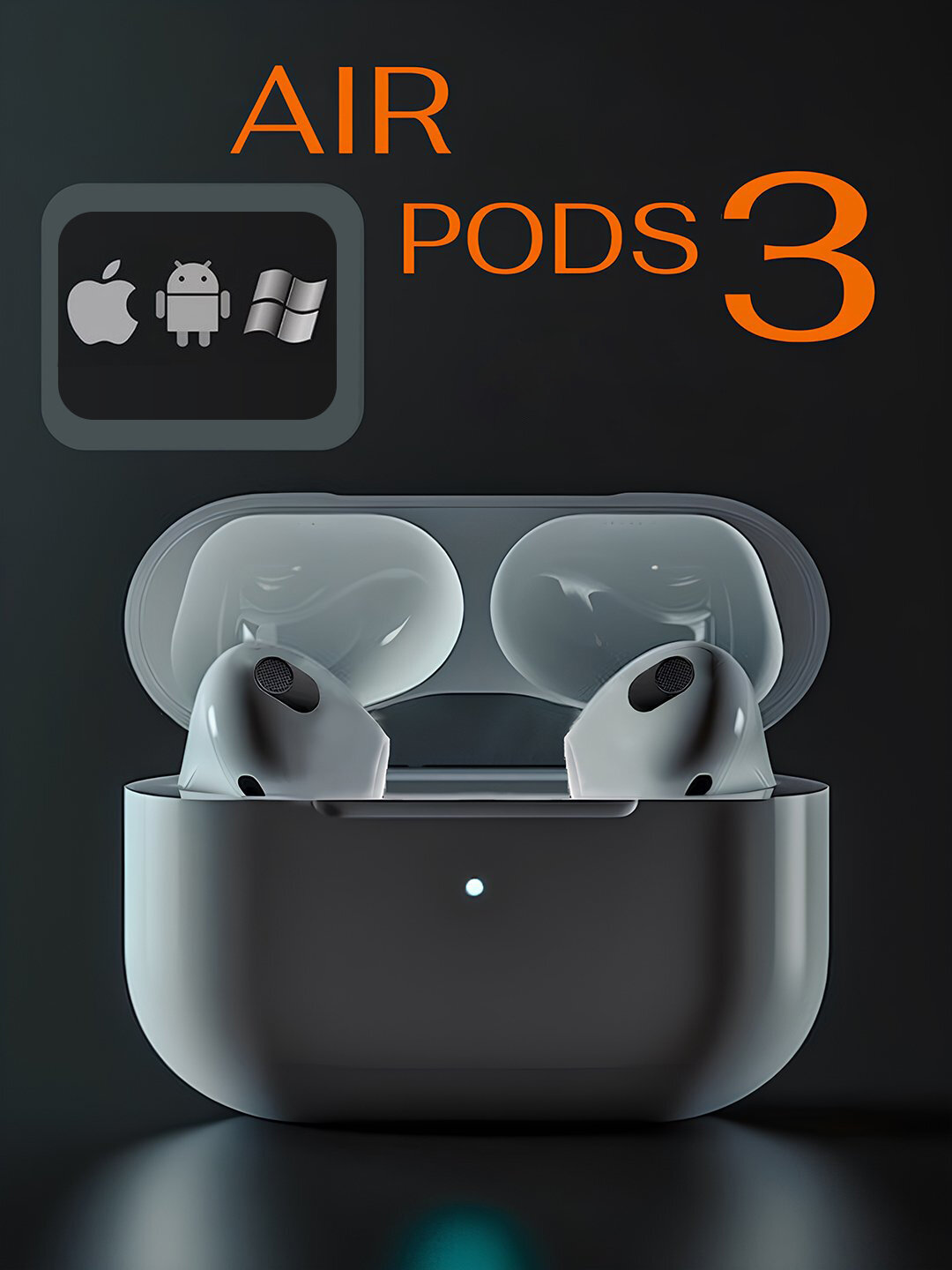 Беспроводные наушники Pods 3 Premium, для iPhone , Android и Windows
