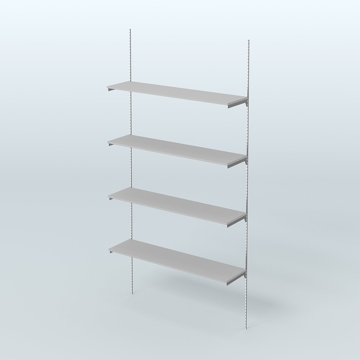 Модульная система Neo Fix №4 с четырьмя полками ДСП 16 мм (1200 мм) Серый