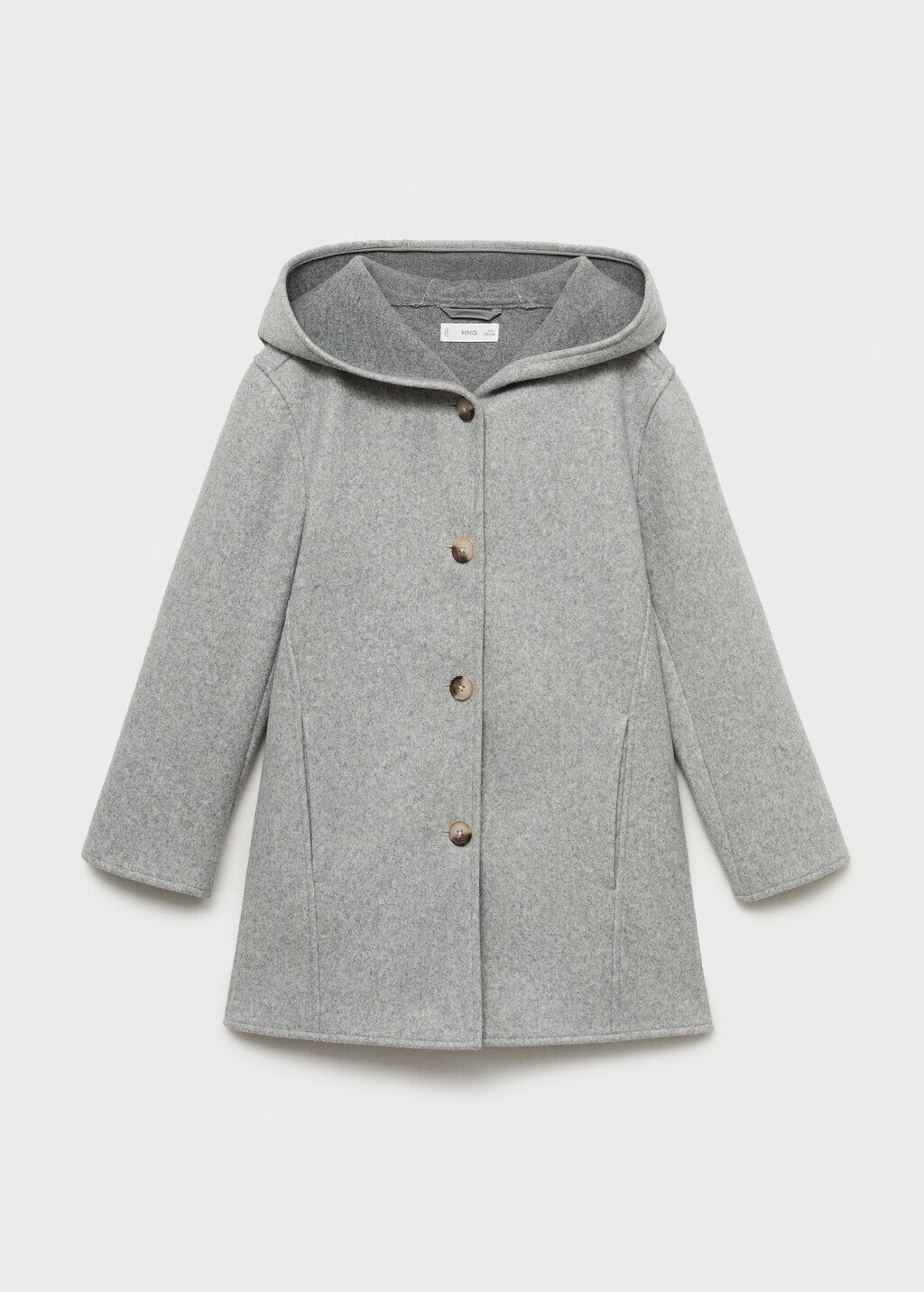 Пальто MANGO SANDRA размер 13 серый