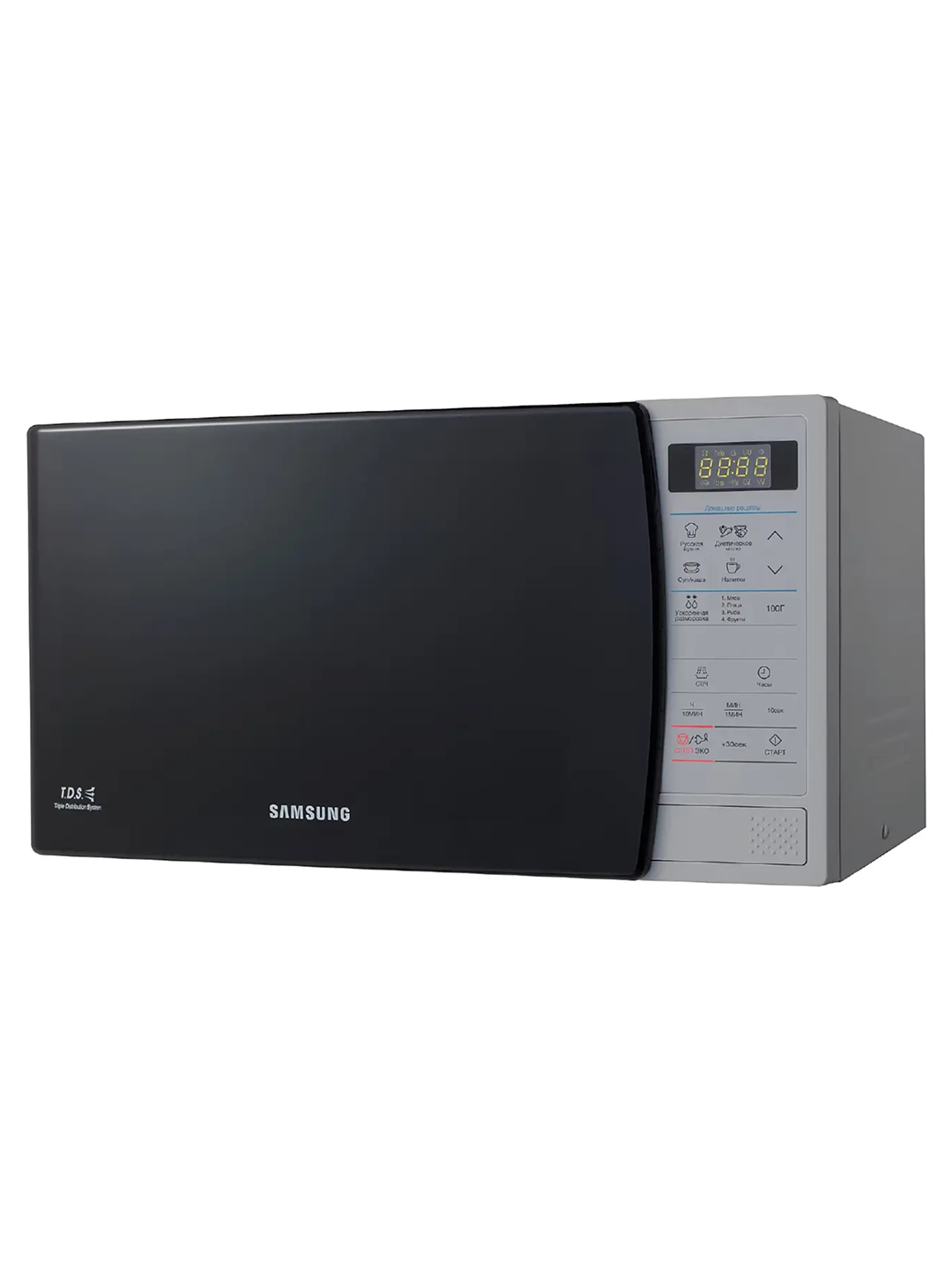 Микроволновая печь SAMSUNG ME83KRS-1/UZ Объём 23 литра, Мощность 800 Вт, 6 уровней мощности, Гарантия 1 года.