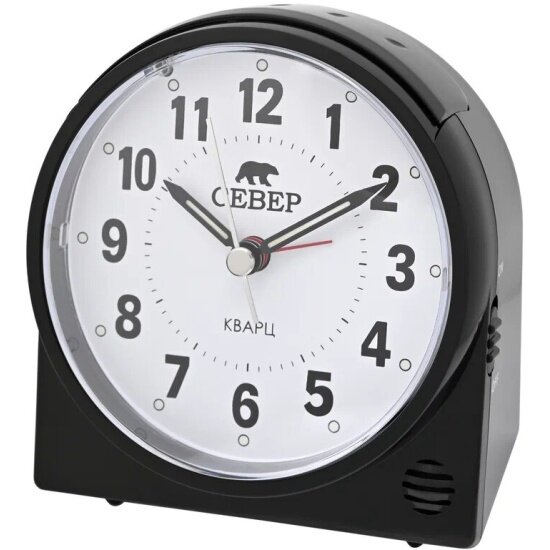Часы-будильник Север Б002 113x101x55 мм