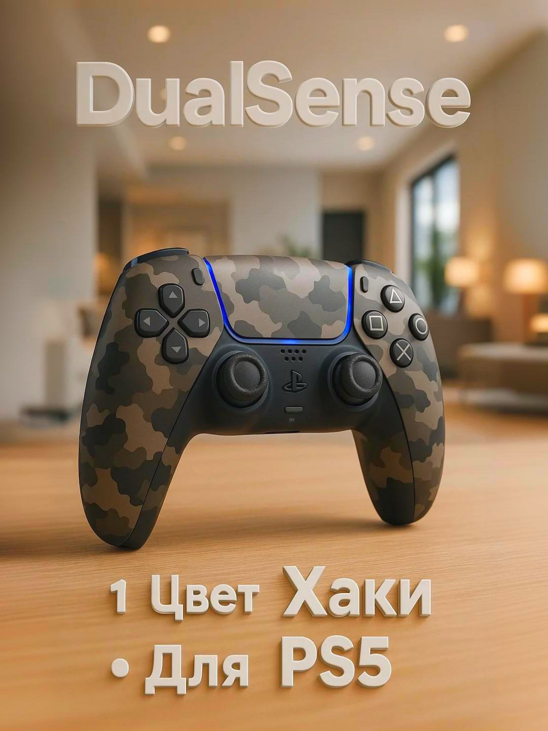 Геймпад Sony DualSense, для PS5, с адаптивными триггерами, камуфляж
