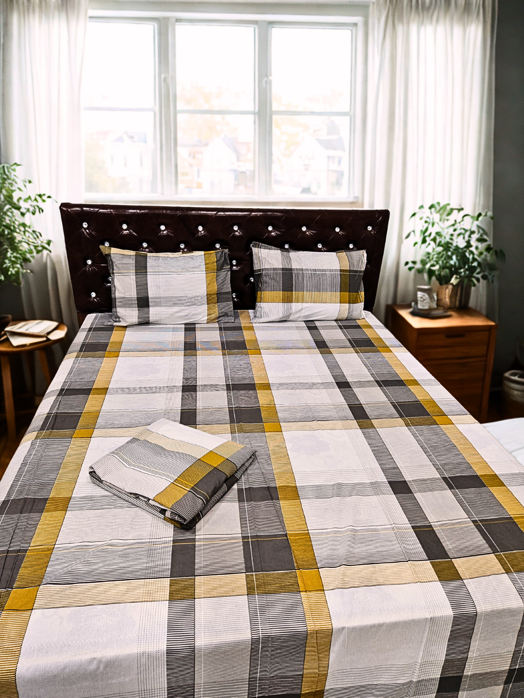 Комплект постельного белья "Поплин", двуспальный, 100 % хлопок — фото 1