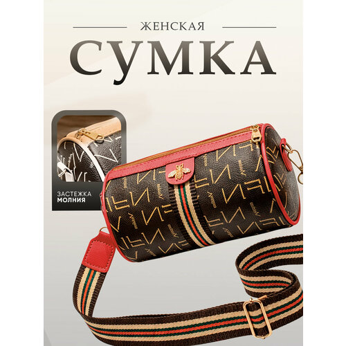 фото Сумка кросс-боди ibrico ibrico/ сумка женская/кросс-боди, фактура зернистая, красный