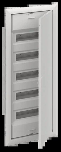 Изображение товара Шкаф в нишу ABB UK660E3, 60 модулей. с белой металлической дверцей