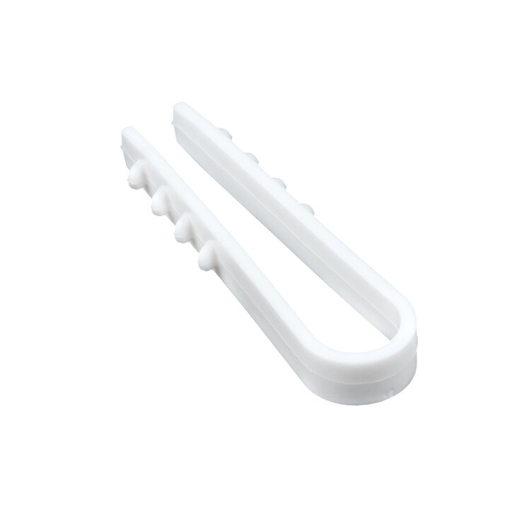 Дюбель-хомут EKF для круглого кабеля, 5-10 мм, белый, PROxima — фото 1