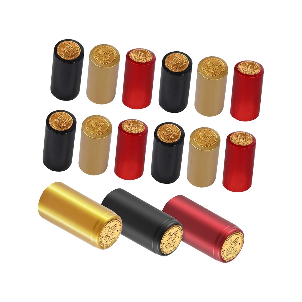 150 штук трехцветная винная термоусадочная герметизирующая крышка