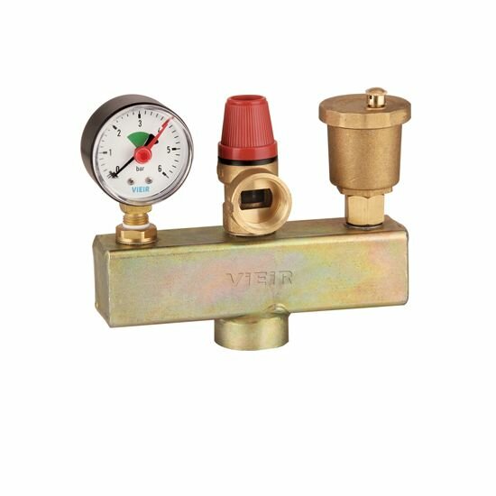 Группа безопасности котла оцинкованная сталь Vieir AQ1113