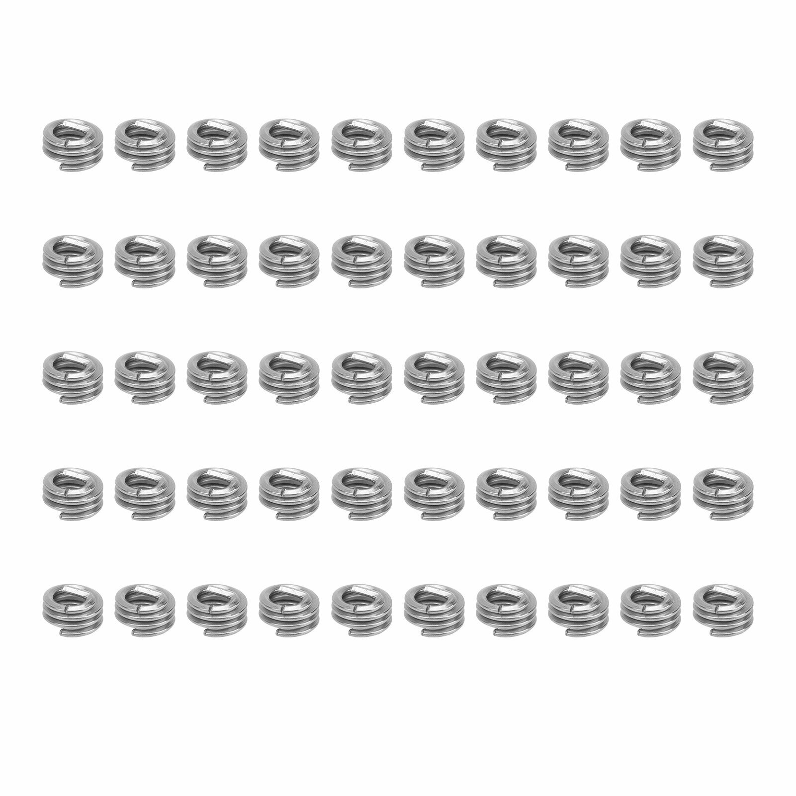 50 шт, вставка с проволочной резьбой, распорная втулка, инструмент для ремонта отверстий под винт, блок США 6‑321D