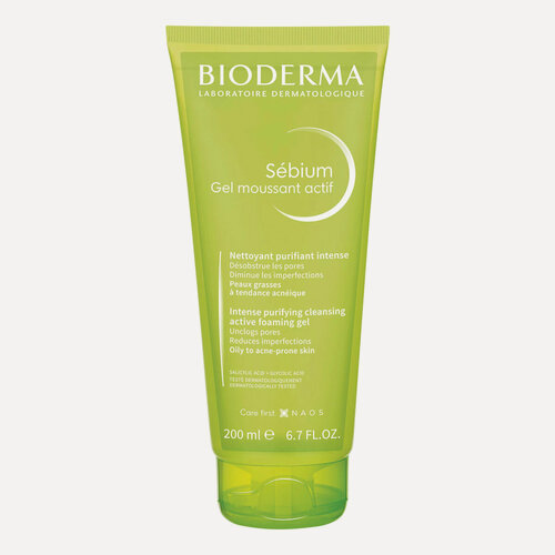 Изображение товара Bioderma Очищающий гель для лица Sebium Gel Moussant Actif Гель 200мл