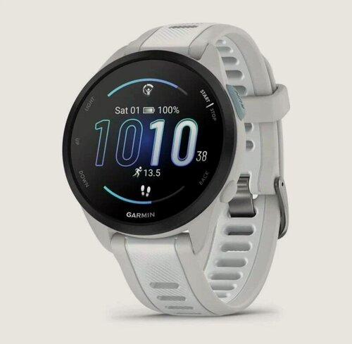 Изображение товара Умные часы ⌚ Garmin ForeRunner 165 Mist Gray/Whitestone (010-02863-21)