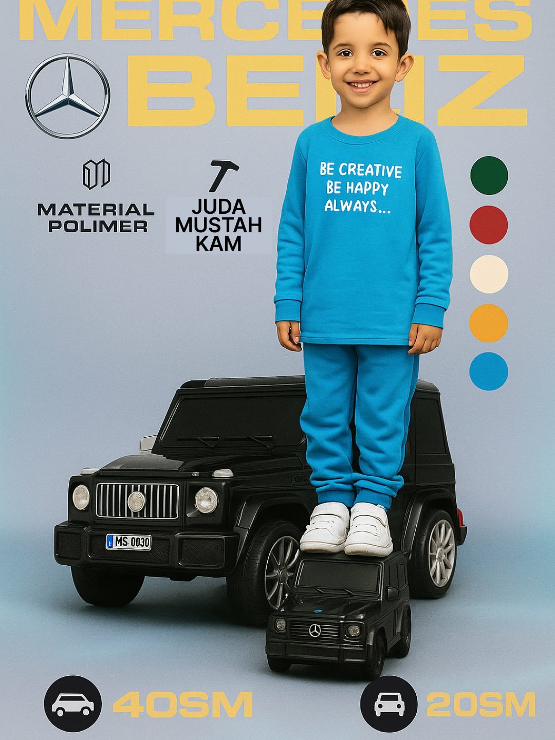 Игрушечная машина для детей, Гелик, 5 разных цветов, Mercedes-benz