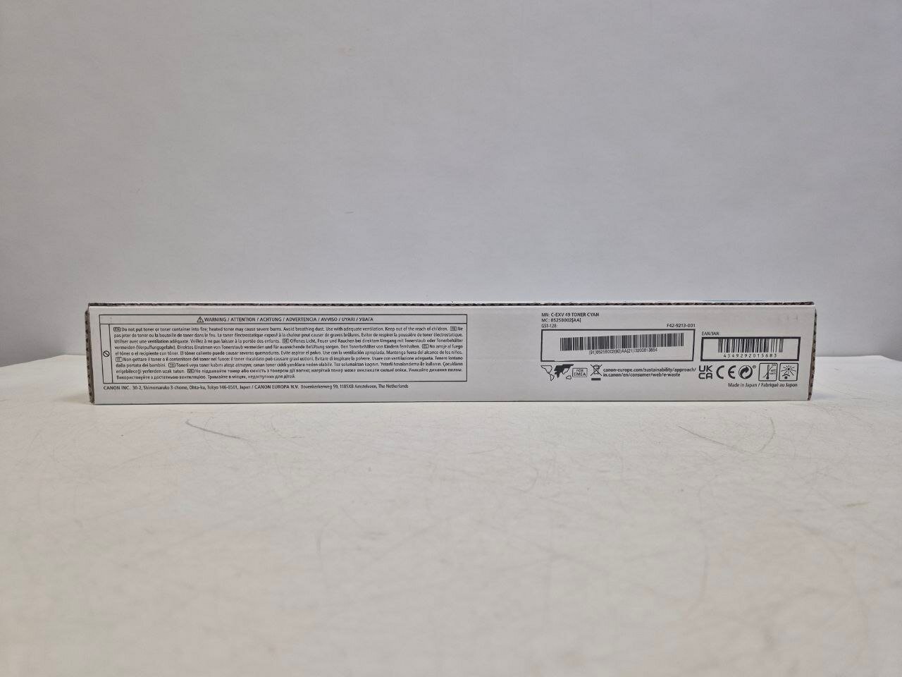 Тонер Canon C-EXV49C (8525B002) оригинальный, голубой (19 000 стр.) для iR ADV C3320/C3320i/C3325i/C3330i — фото 1