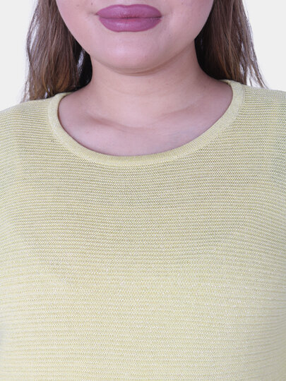 Свитер , размер OneSize, лимонный — фото 1