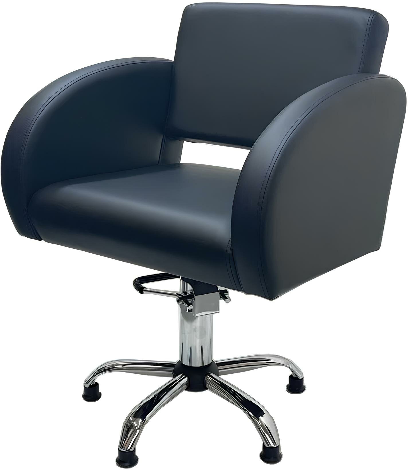 Парикмахерское кресло "Пума" цвет - черный основание - пятилучье