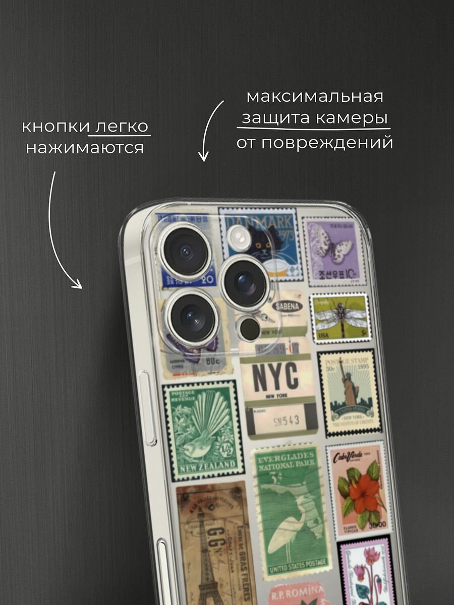 Чехол на Apple iPhone 16 Pro Max / Айфон 16 Про Макс с принтом Марки — фото 1