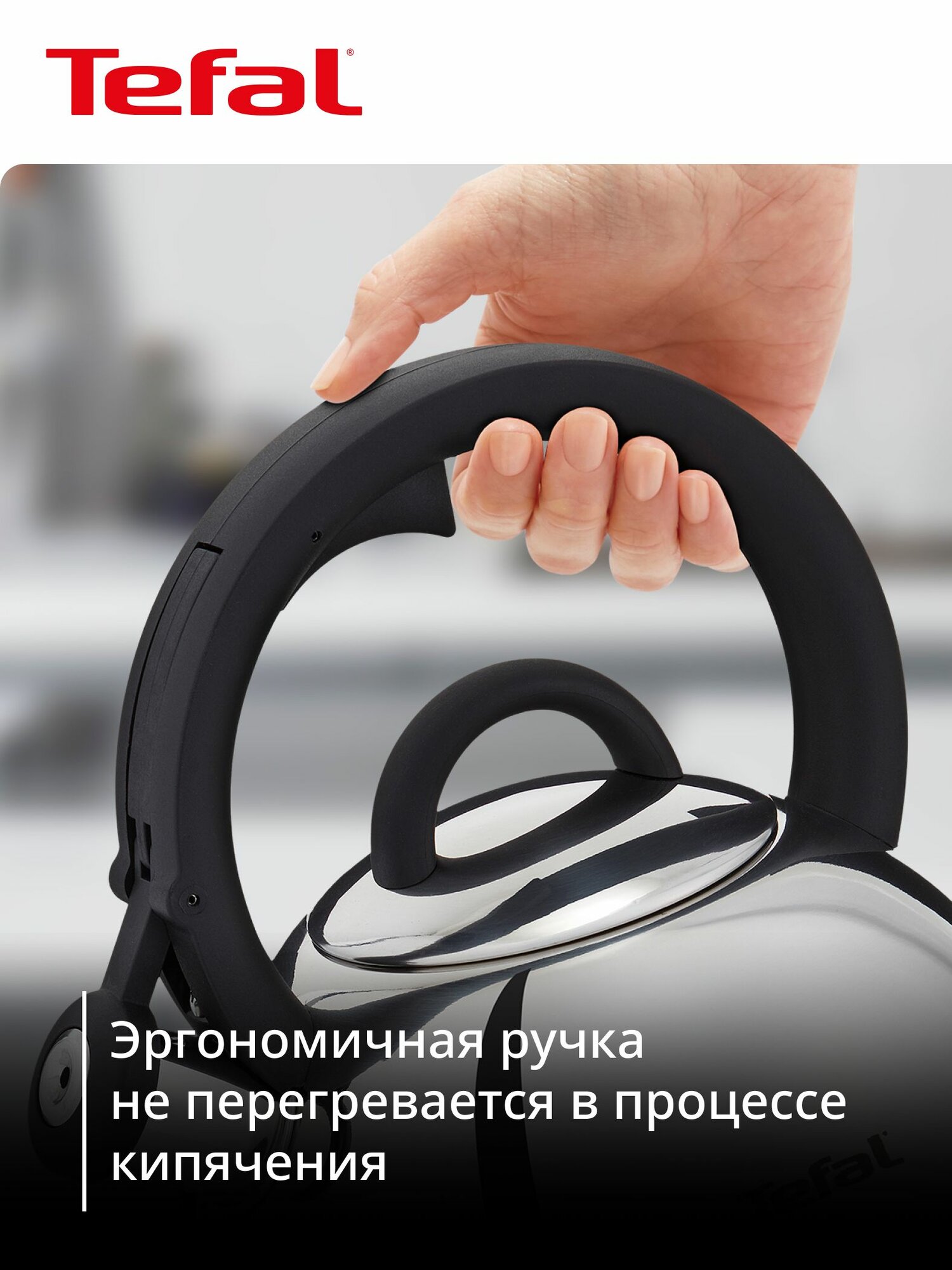 Чайник со свистком TEFAL Intuition N4180317 — фото 1