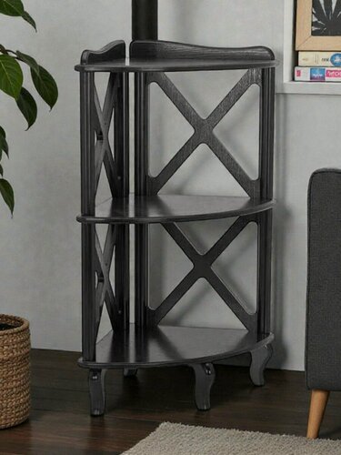 Изображение товара Этажерка-стеллаж угловая K-home "Джульетта-2", МДФ, цвет венге