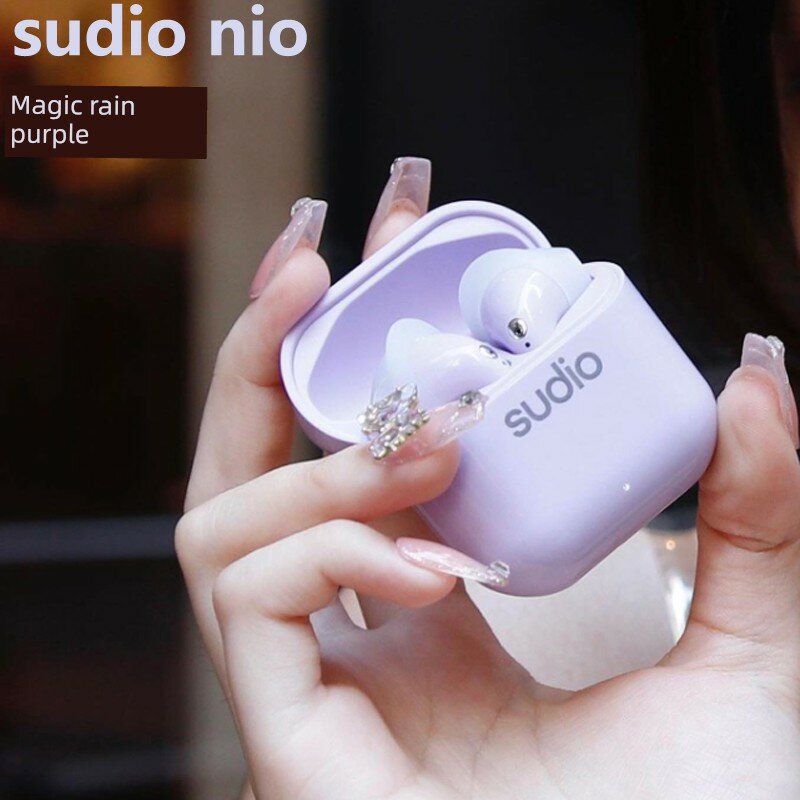 SUDIO NIO беспроводные наушники Bluetooth водонепроницаемые вставные с шумоподавлением для бега с зарядным кабелем -