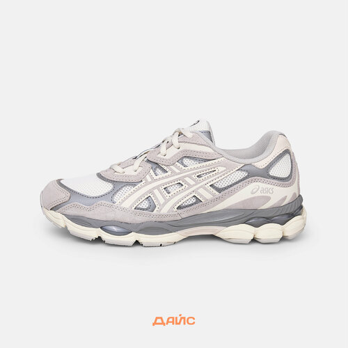 фото Кроссовки asics gel-nyc, полнота 5 (ru)/ на среднюю стопу, размер 45 eu, белый, серый, бежевый
