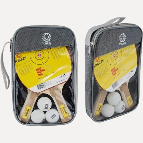 Изображение товара Набор для настольного тенниса Torres Control 9, TT0011, 2 ракетки и 3 мяча