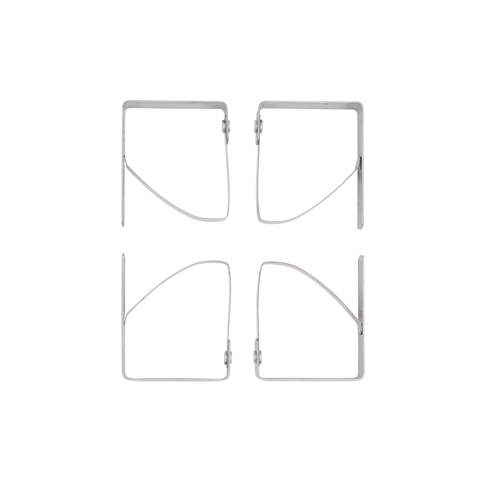 Клипса фуршетная для скатерти, 4 штуки, нержавеющая сталь, Paderno.