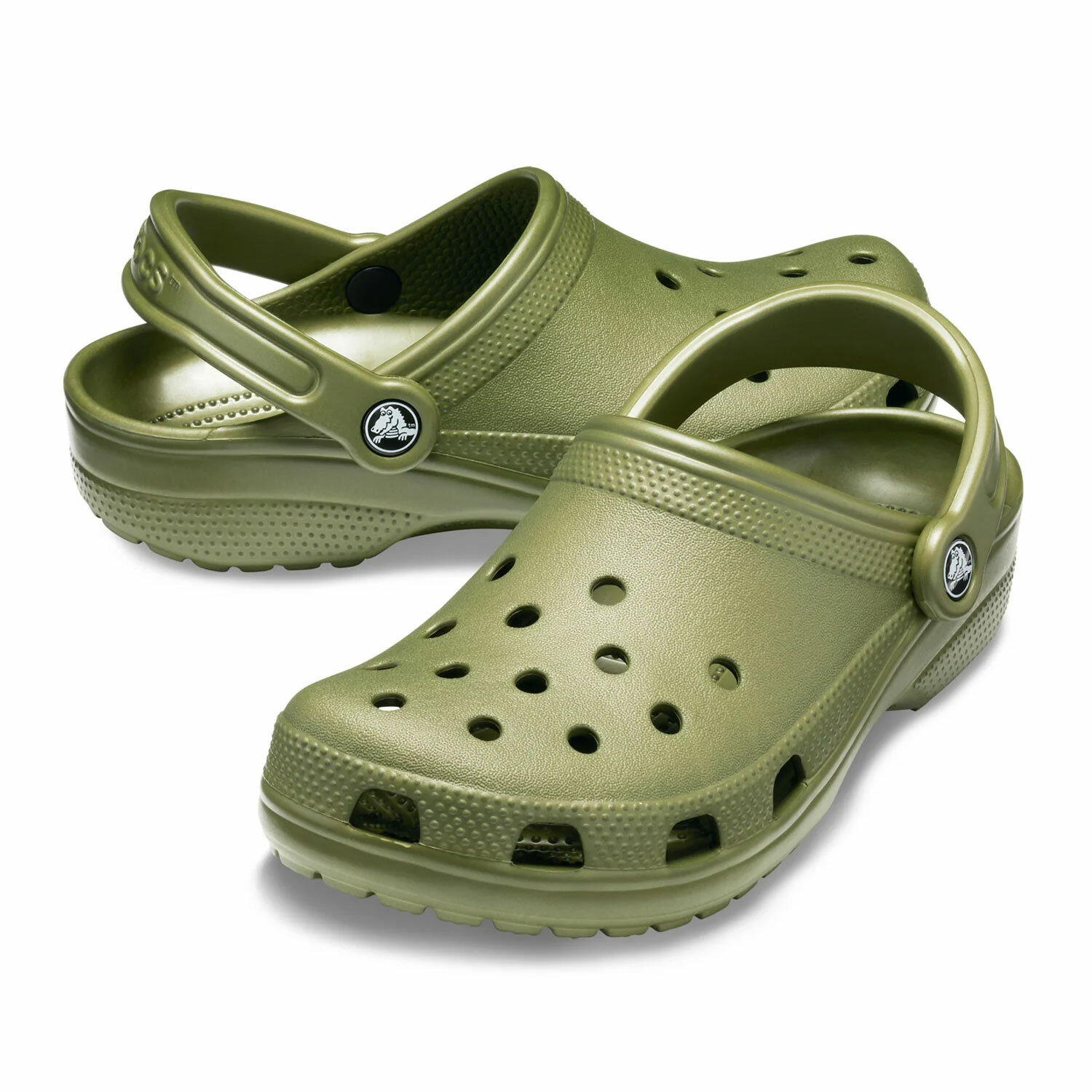 Сабо Crocs Classic, размер M9/W11 US, army green — фото 1