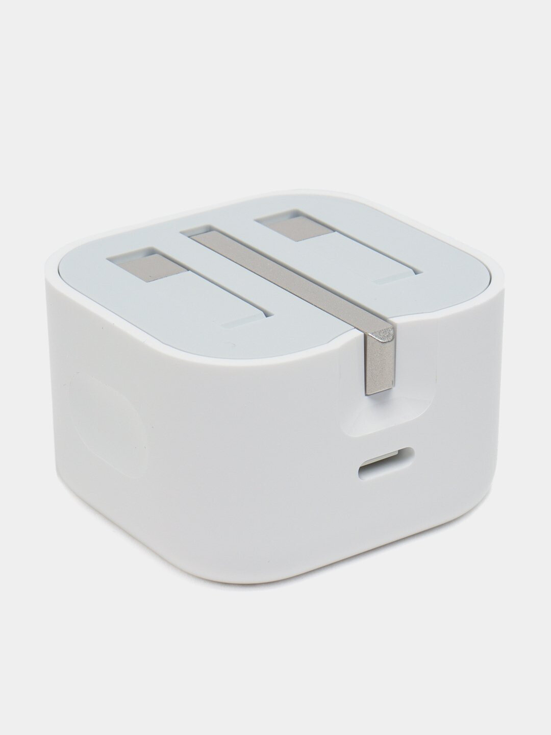 Адаптер питания USB-C мощностью 40 Вт, быстрая зарядка, выход Type-C, белый. — фото 1