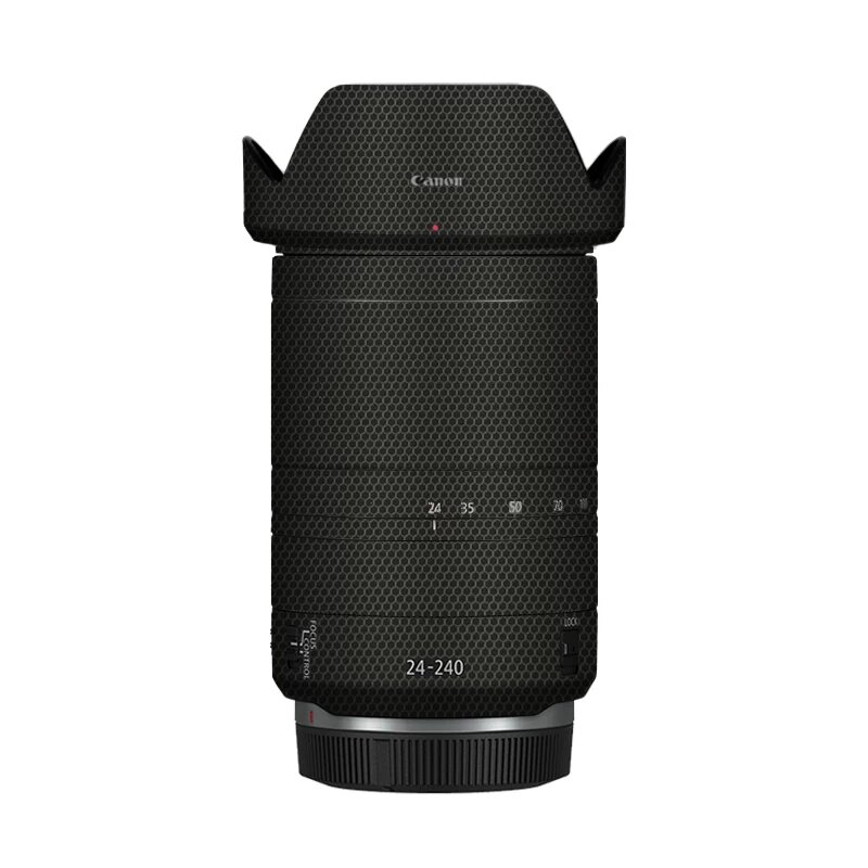 Защитная пленка для объектива Canon RF24-240mm F4, полное покрытие, матовая, узор «Матрица», черный, 3M