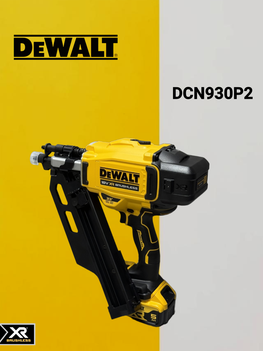 Пистолет гвоздезабивной DeWalt DCN930P2 (нейлер) — фото 1