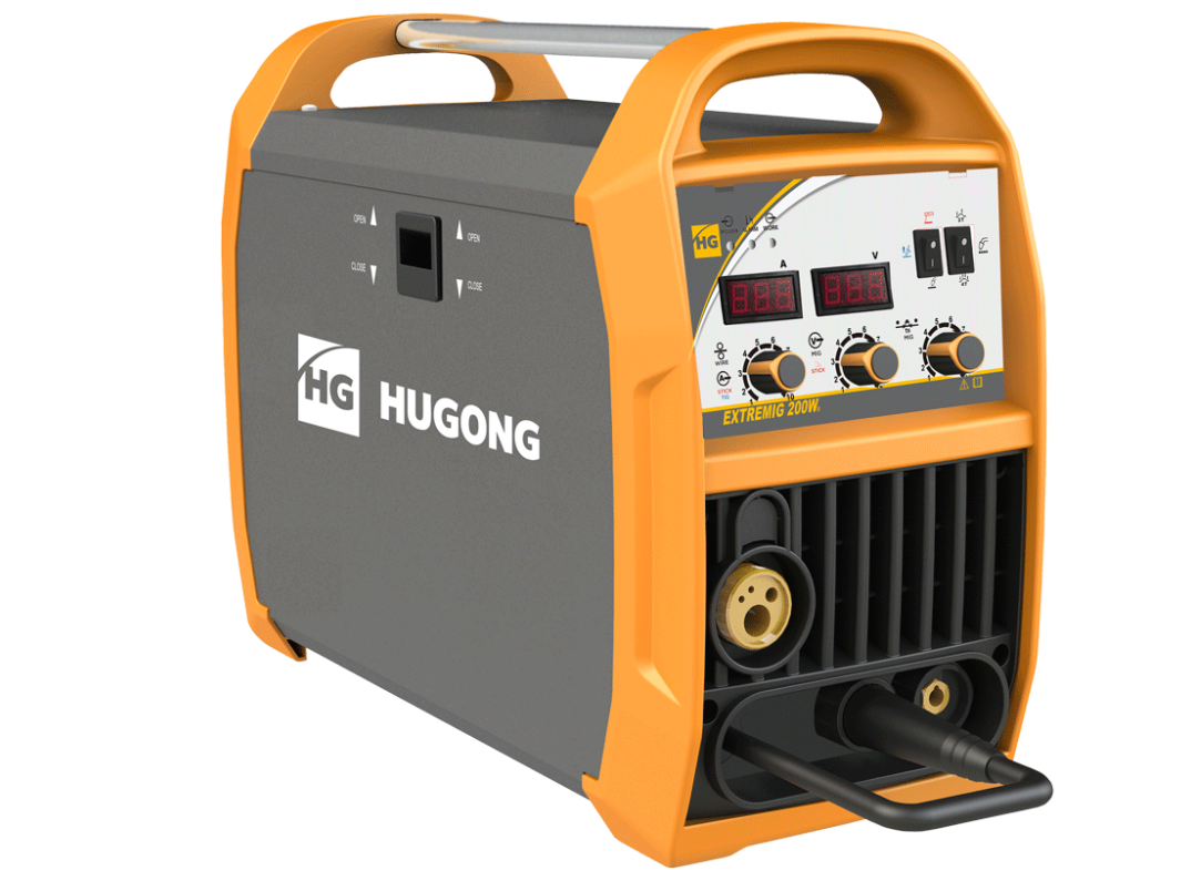 Сварочный полуавтомат HUGONG "EXTREMIG", 3в1, MIG/MAG/MMA/TIG, 7,36 кВ·А