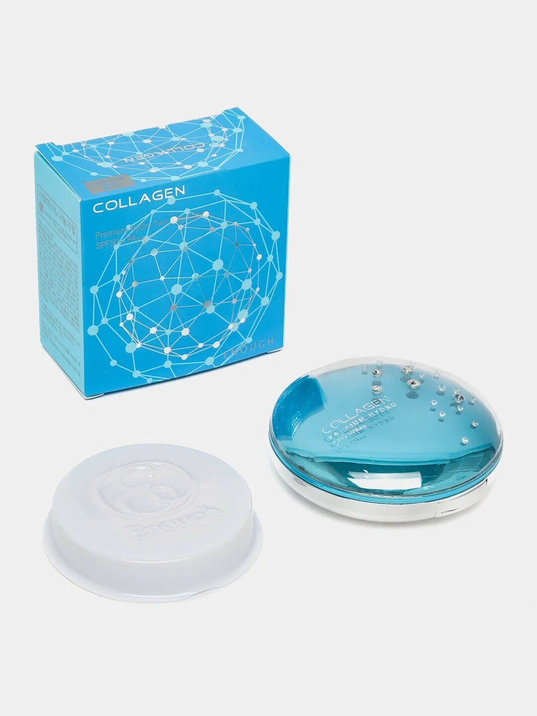 Пудра Enough Collagen, с коллагеном и SPF 50, для всех типов кожи