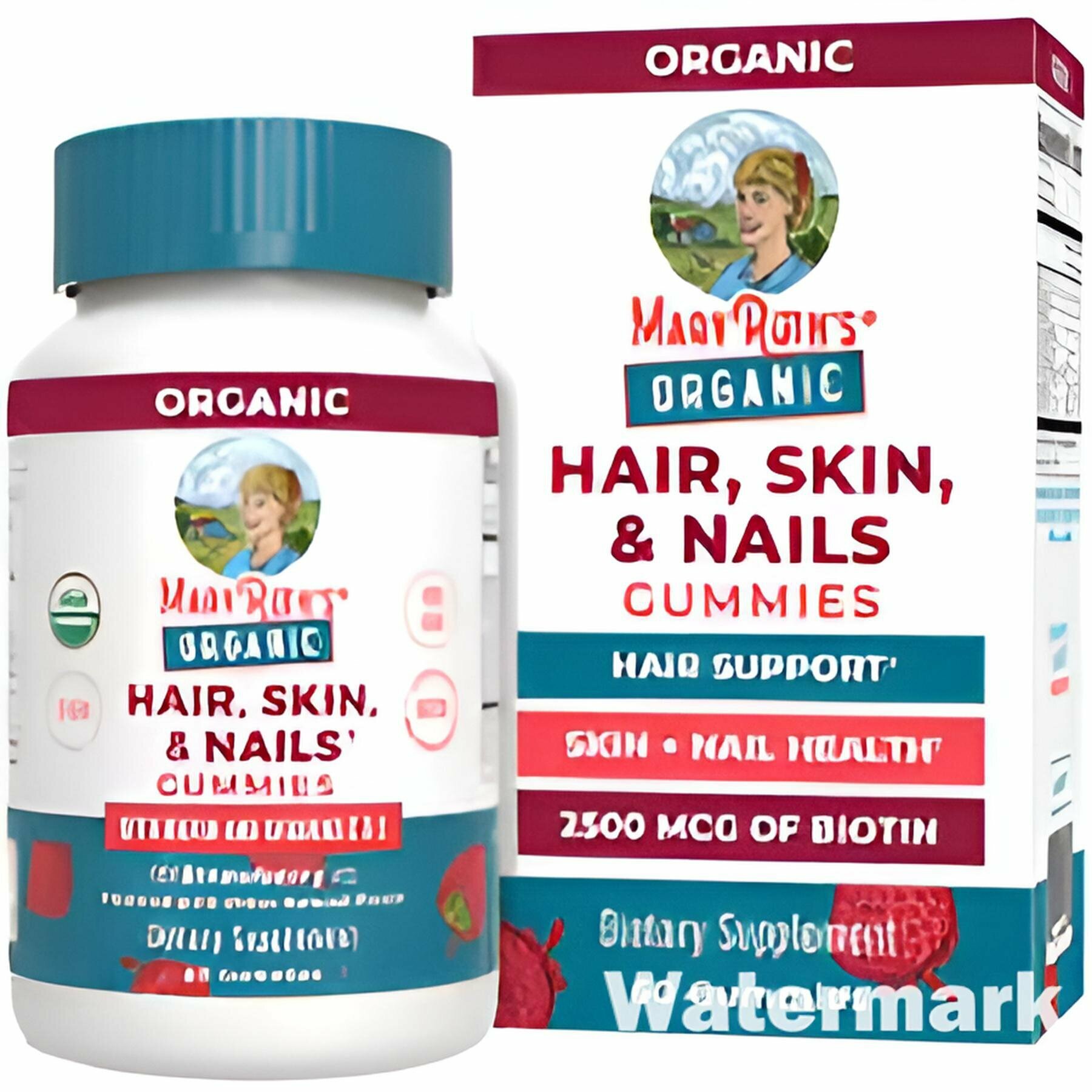 Mary Ruth’s Hair, Skin & Nails Gummi N60 — витамины для красоты волос, кожи и ногтей, 60 жевательных мармеладок
