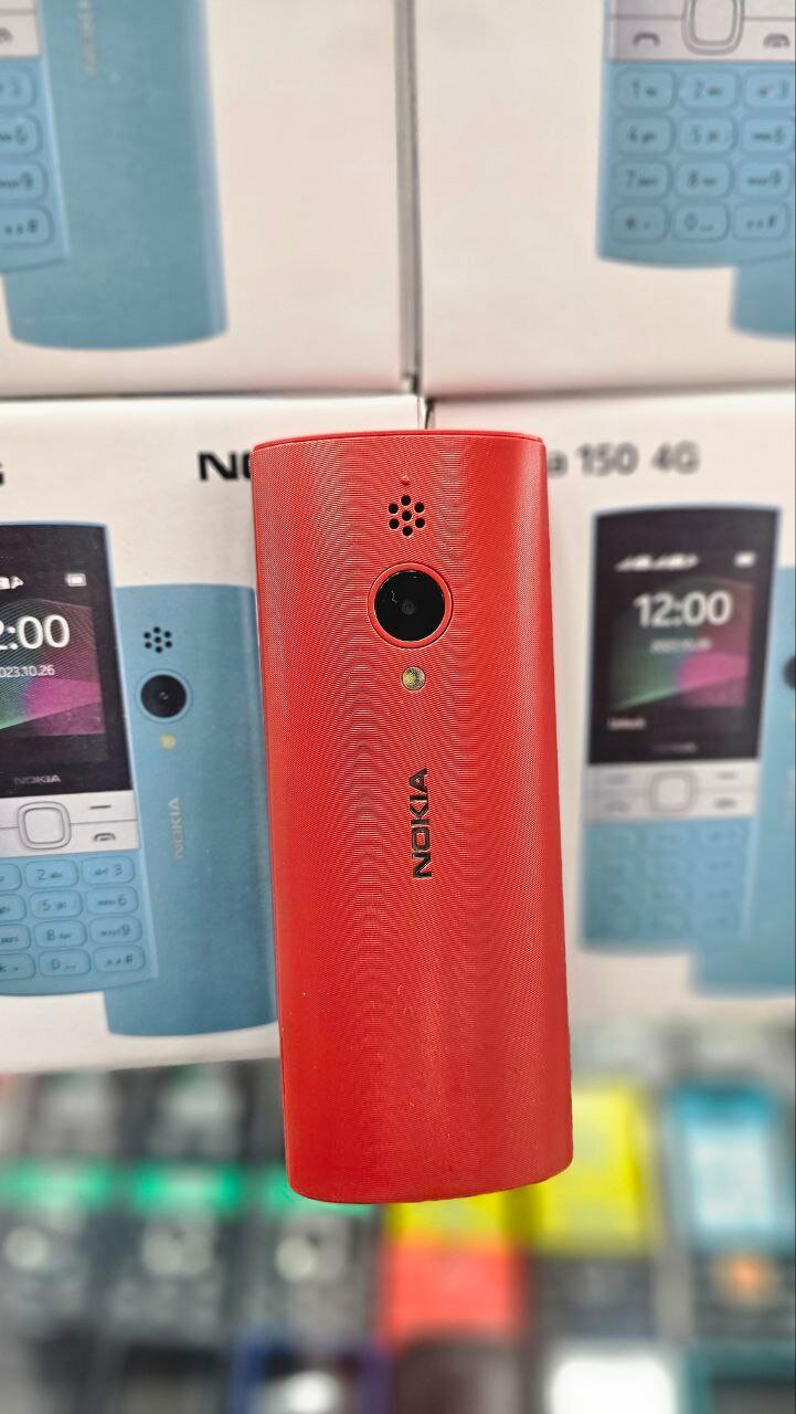 Телефон кнопочный Nokia "150", 4G/2 SIM/IPS экран, АКБ 1450мАч, красный — фото 1